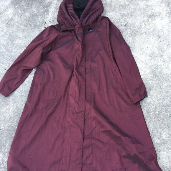 Silky Reversible Long Witchy Cape Robe Jacket - Picture 3 of 8